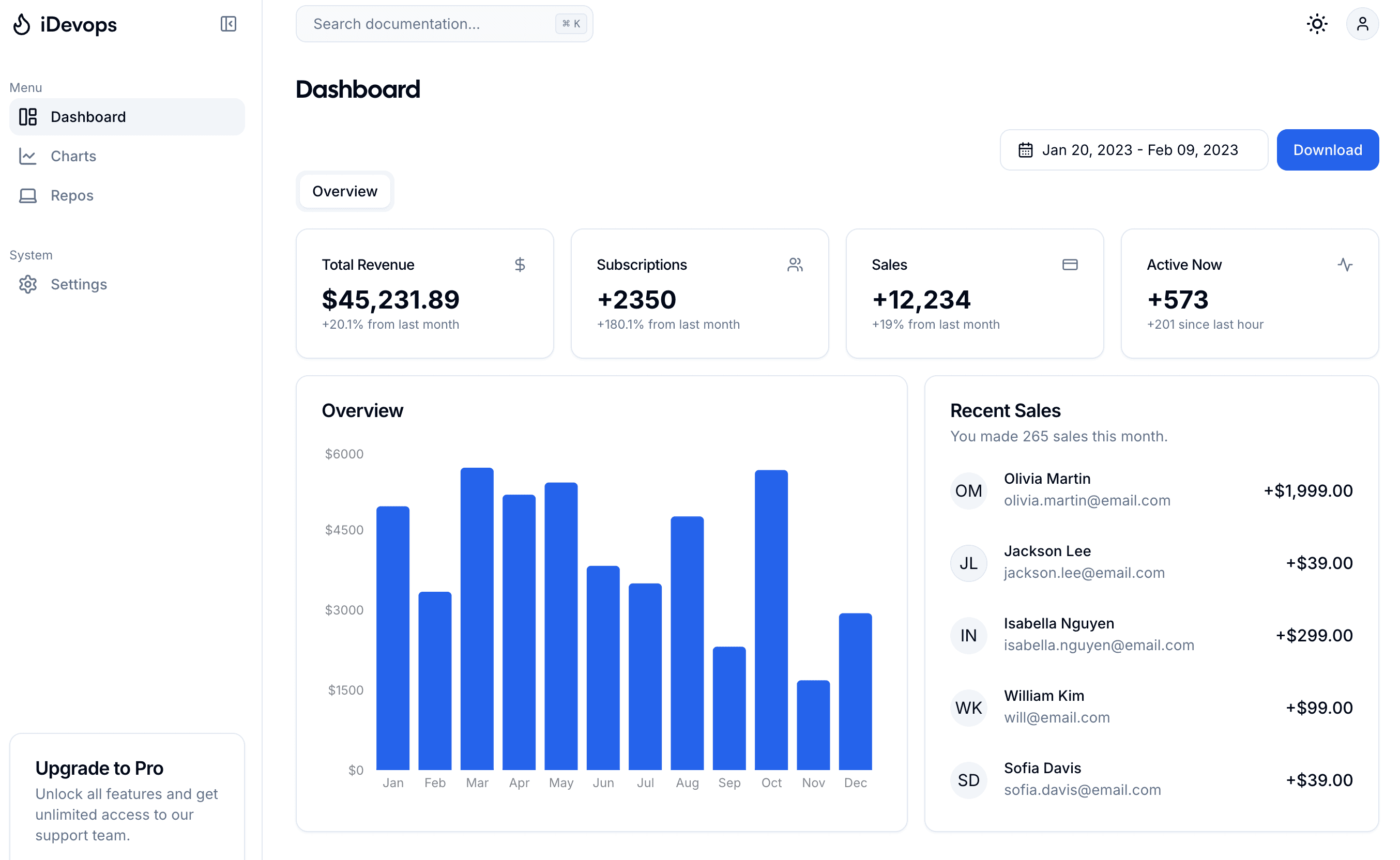 ligth preview landing